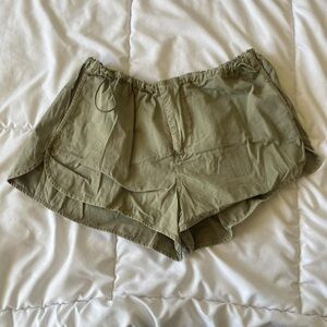 PacSun Olive Athletic Shorts